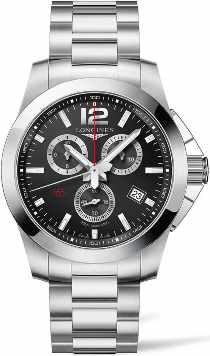 Наручные часы  Longines  Conquest Chronograph Longines L3.800.4.56.6 (фото 1)