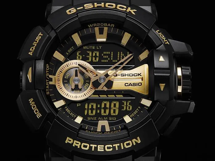 Наручные часы  Casio  G-Shock Casio GA-400GB-1A9 (фото 4)