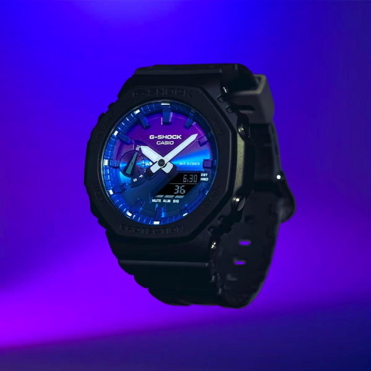 Наручные часы  Casio  G-Shock Casio GA-2100FL-1A (фото 3)