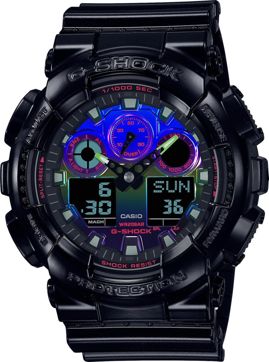 Наручные часы  Casio  G-Shock Casio GA-100RGB-1A (фото 1)