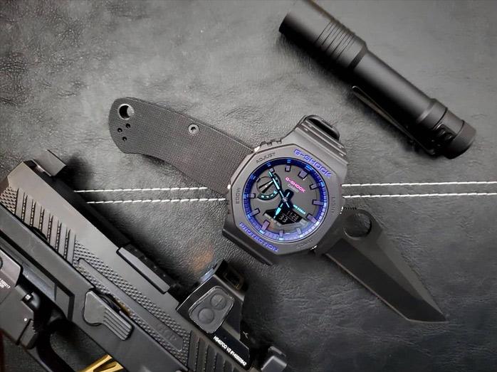 Наручные часы  Casio  G-Shock Casio GA-2100VB-1A (фото 7)