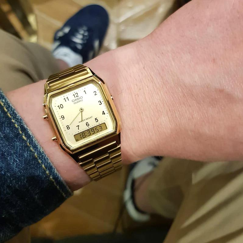 Наручные часы  Casio  Vintage Casio AQ-230GA-9B (фото 6)