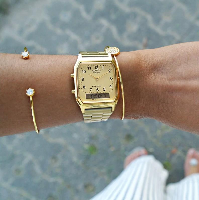 Наручные часы  Casio  Vintage Casio AQ-230GA-9B (фото 2)