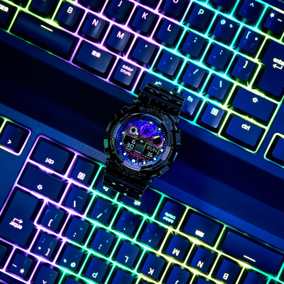 Наручные часы  Casio  G-Shock Casio GA-100RGB-1A (фото 3)