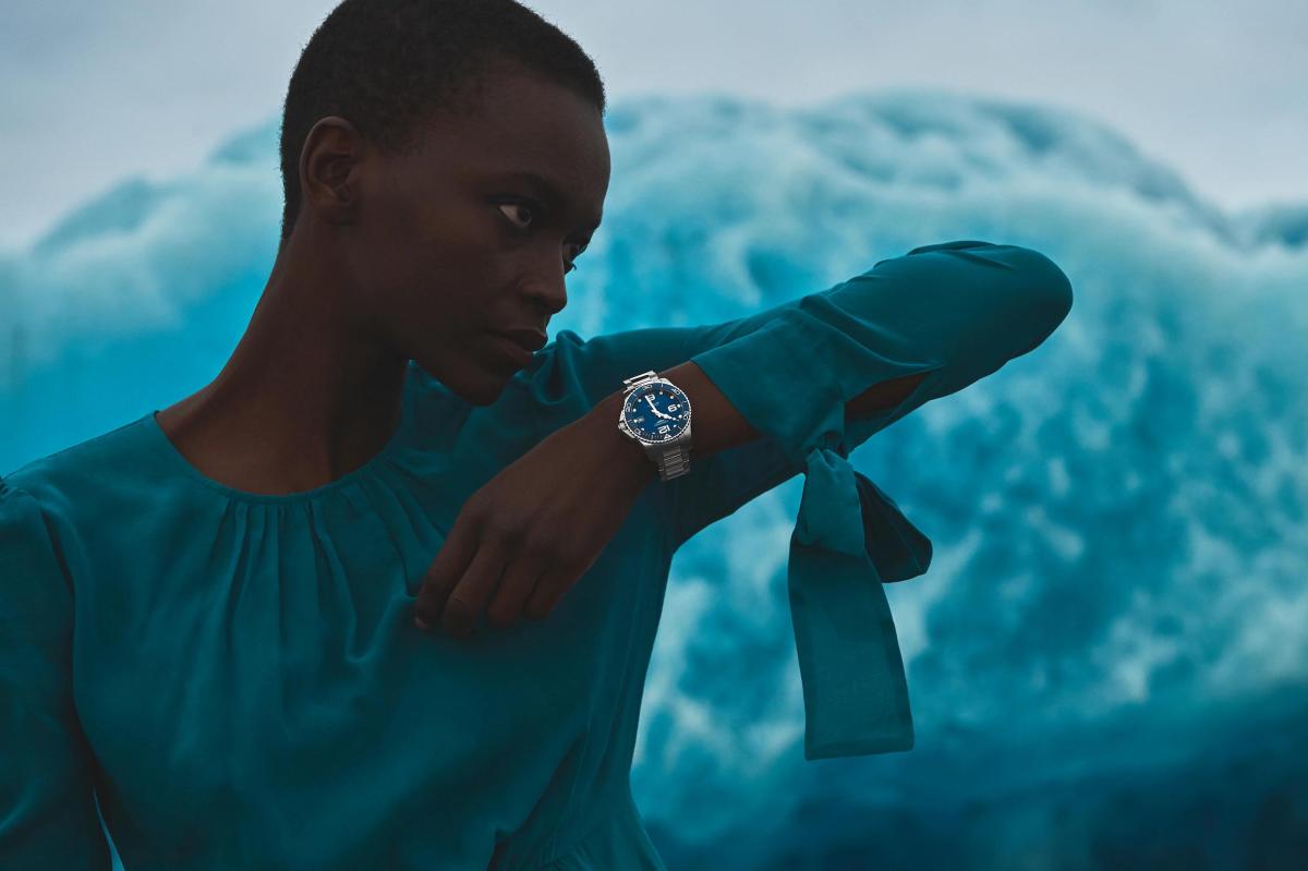 Наручные часы  Longines  HydroConquest Longines L3.780.4.96.6 (фото 9)