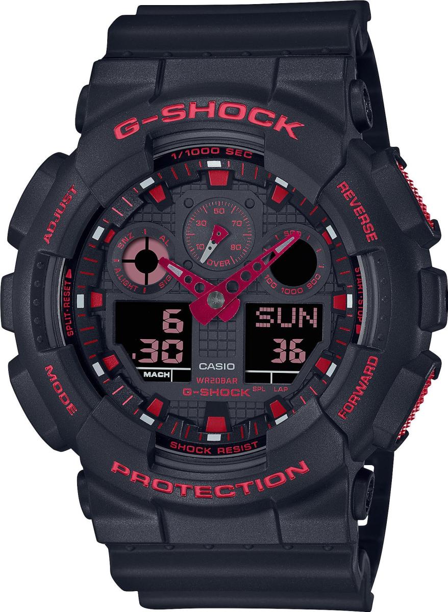 Наручные часы  Casio  G-Shock Casio GA-100BNR-1A (фото 1)