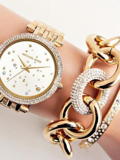 Наручные часы  Michael Kors  Gold-Tone Michael Kors MK3727 (фото 3)