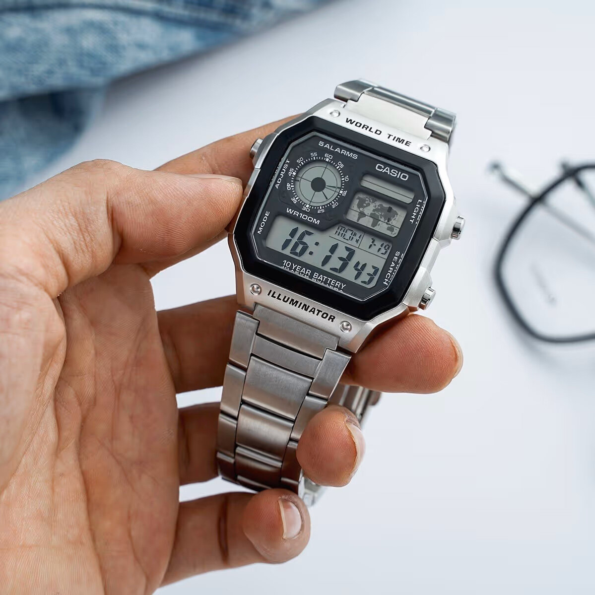 Наручные часы  Casio  Collection Casio AE-1200WHD-1A (фото 13)