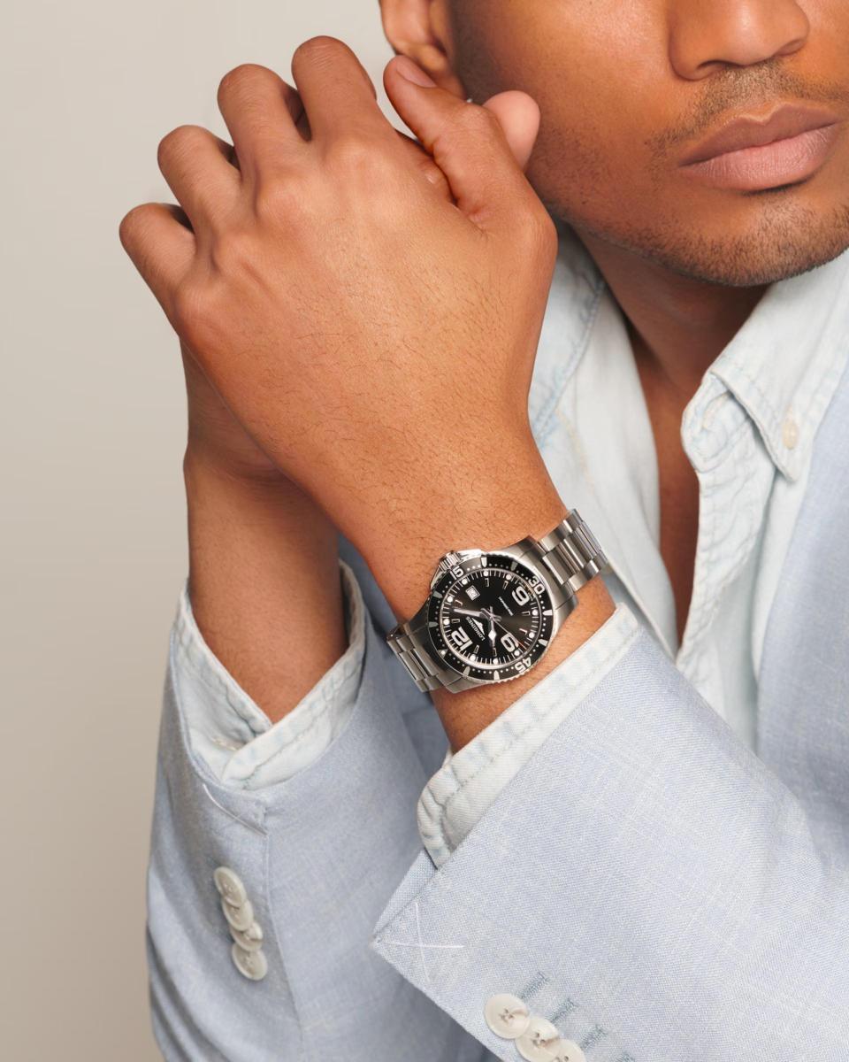 Наручные часы  Longines  HydroConquest Longines L3.730.4.56.6 (фото 5)