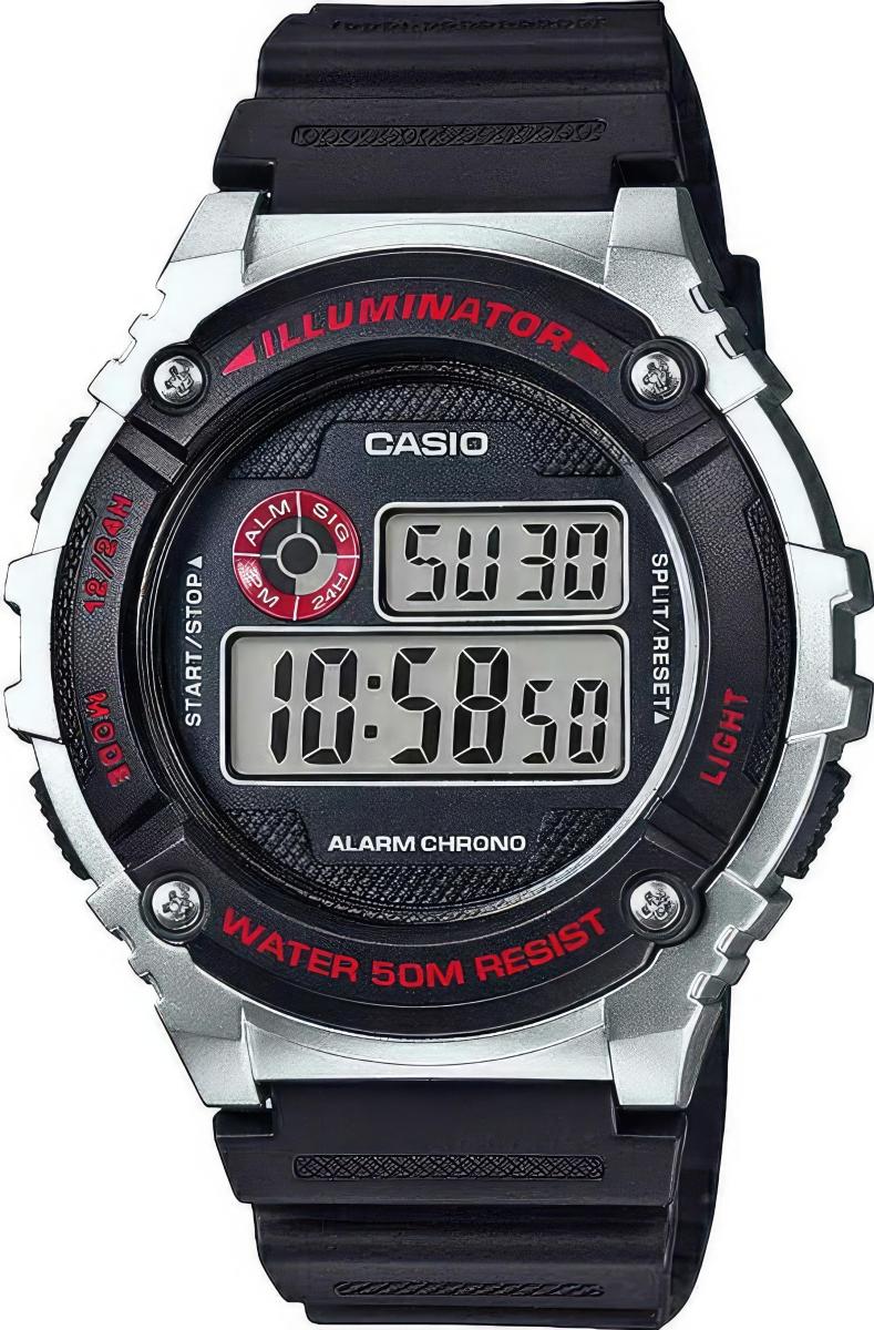 Наручные часы  Casio  Collection Casio W-216H-1C (фото 1)
