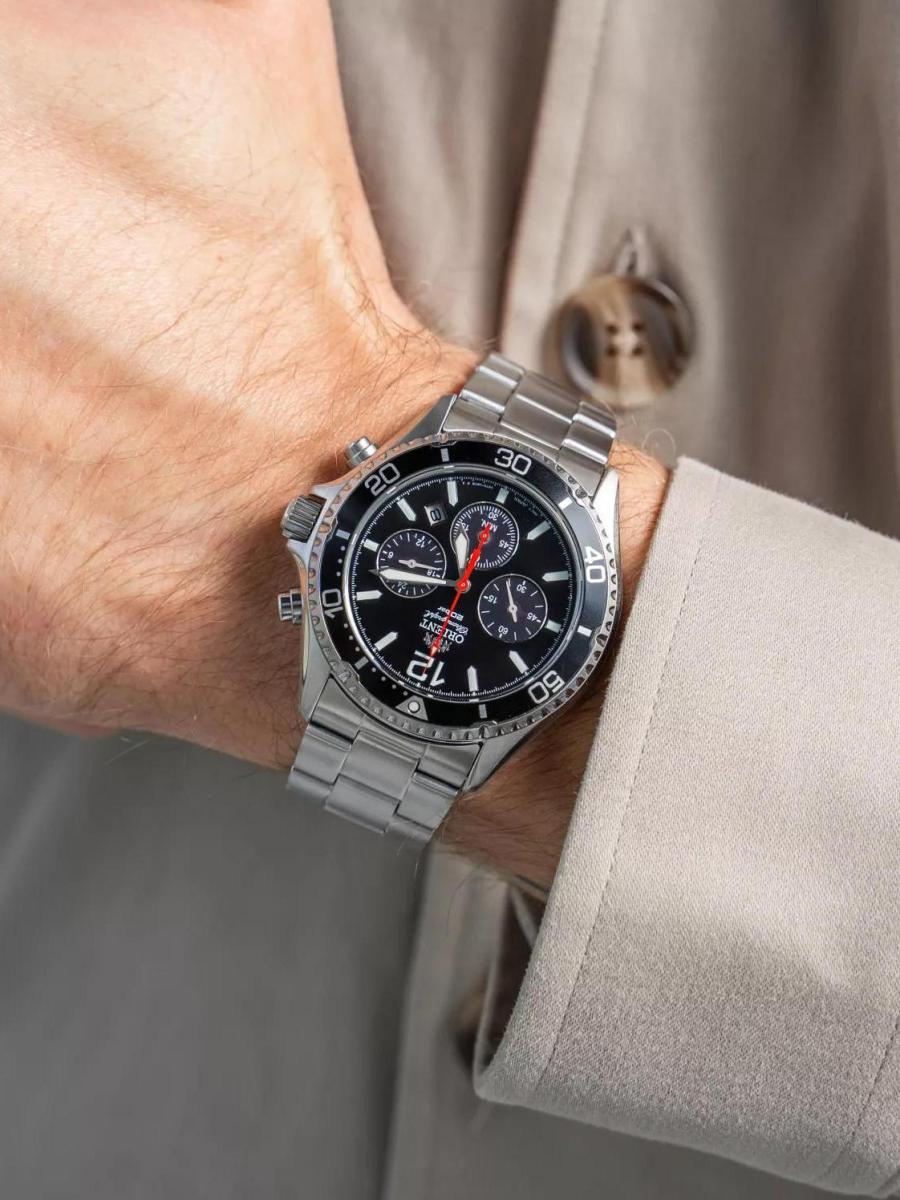 Наручные часы  Orient  Mako Chronograph Solar Orient RA-TX0202B (фото 3)