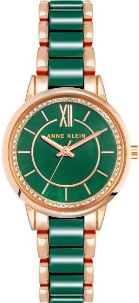 Наручные часы  Anne Klein  Crystal Anne Klein 3344GNRG (фото 1)