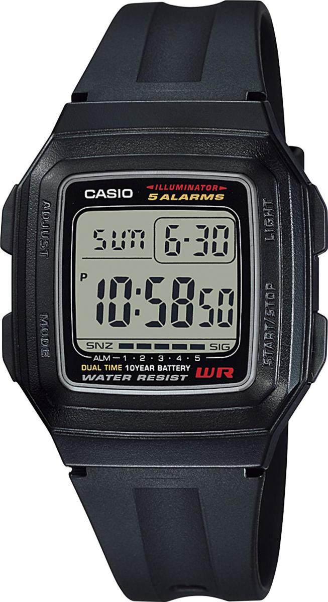 Наручные часы  Casio  Collection Casio F-201WA-1A (фото 1)