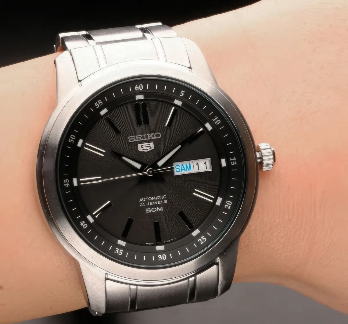 Часы  Seiko  Seiko 5 Seiko SNKM87K1 (фото 5)