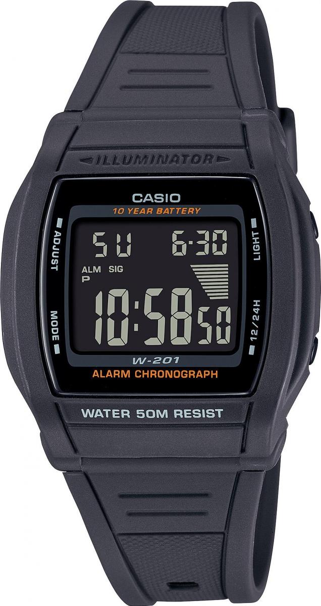 Наручные часы  Casio  Collection Casio W-201-1B (фото 1)