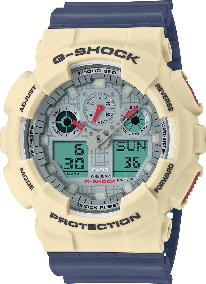 Наручные часы  Casio  G-Shock Casio GA-100PC-7A2 (фото 1)