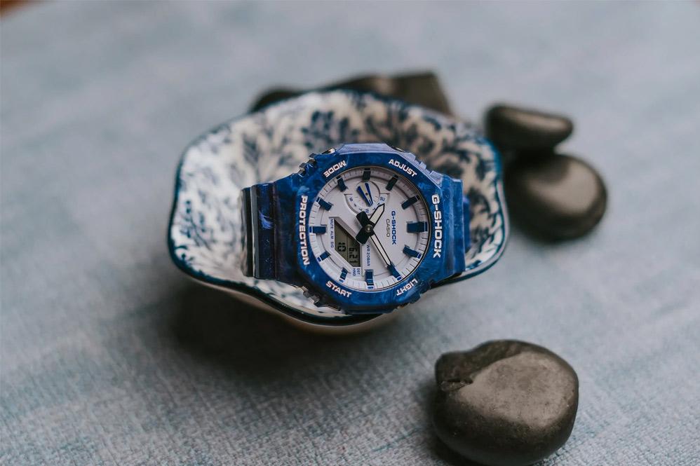 Наручные часы  Casio  G-Shock Casio GA-2100BWP-2A (фото 6)