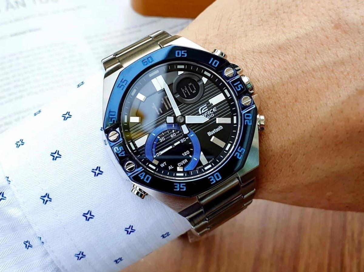 Наручные часы  Casio  Edifice Casio ECB-10DB-1B (фото 3)