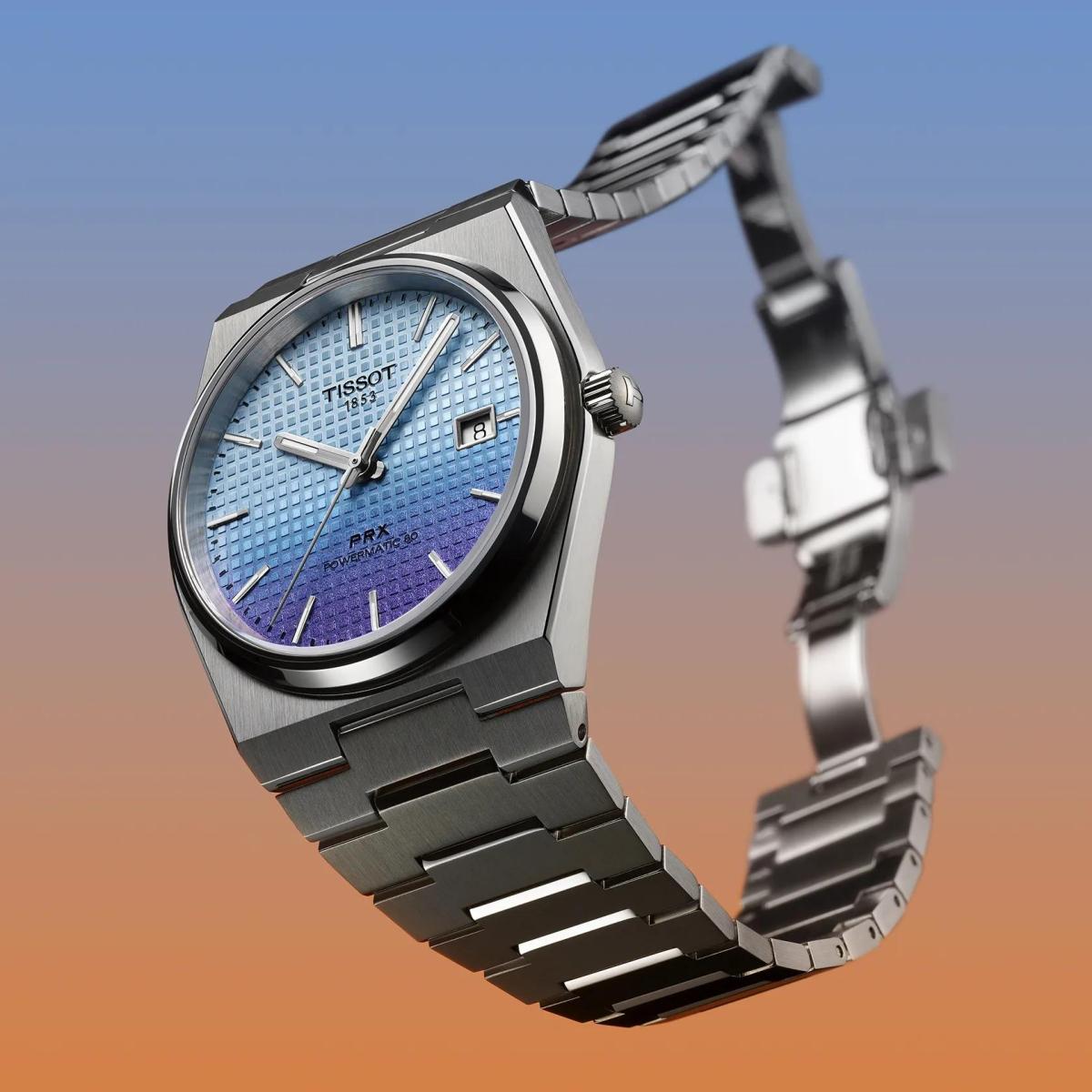 Наручные часы  Tissot  PRX Powermatic 80 Tissot T137.407.11.351.01 (фото 6)