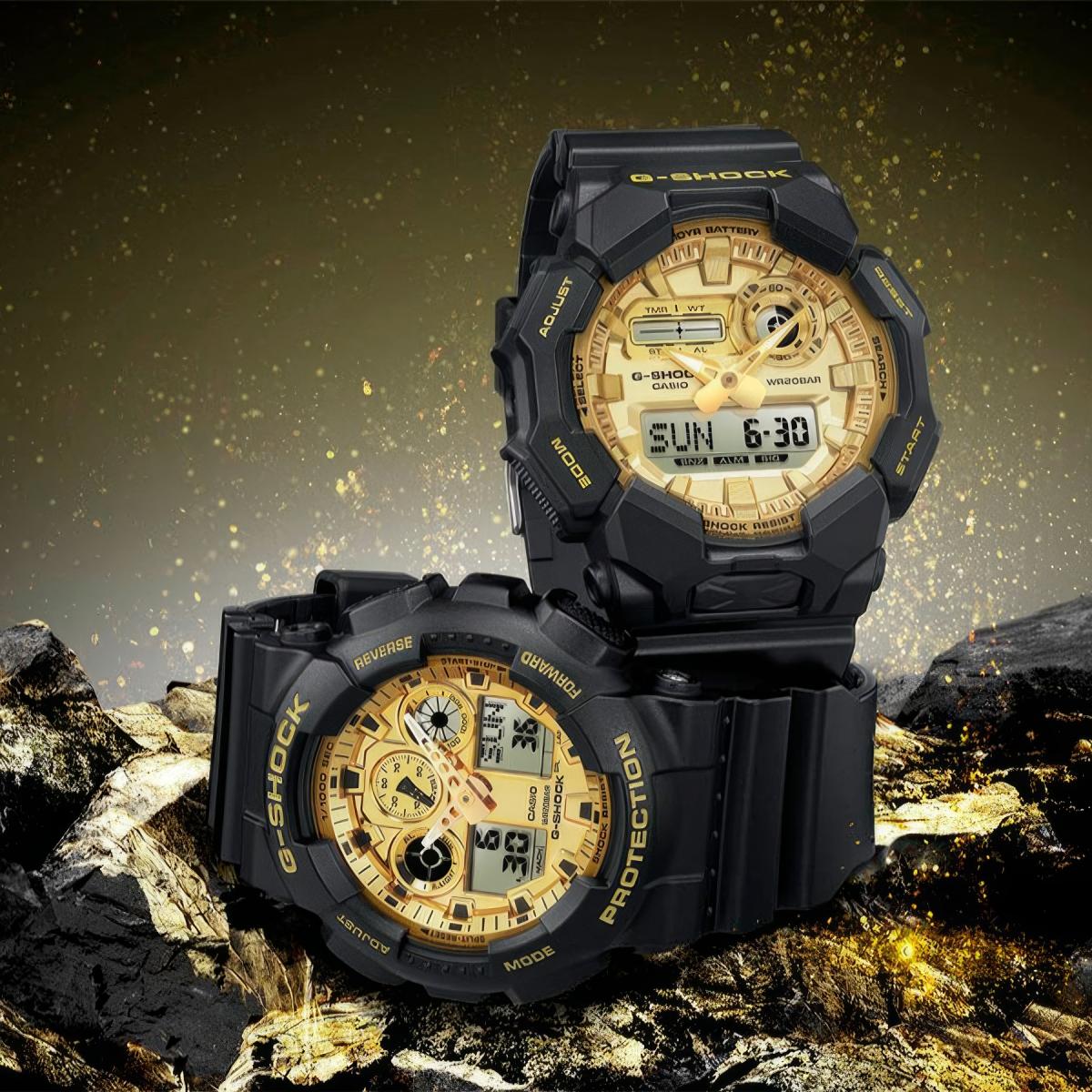 Наручные часы  Casio  G-Shock Casio GA-100GGB-1A9 (фото 6)