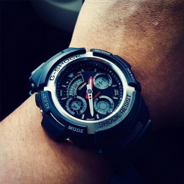 Наручные часы  Casio  G-Shock Casio AW-590-1A (фото 9)