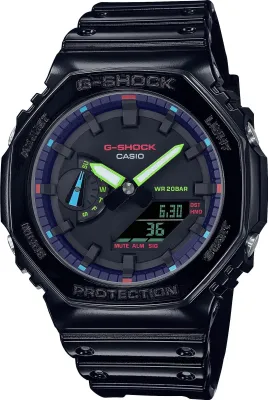 Наручные часы  Casio  G-Shock Casio GA-2100RGB-1A (фото 1)