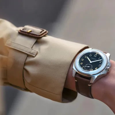 Наручные часы  Longines  Pilot Majetek Longines L2.838.4.53.9 (фото 6)