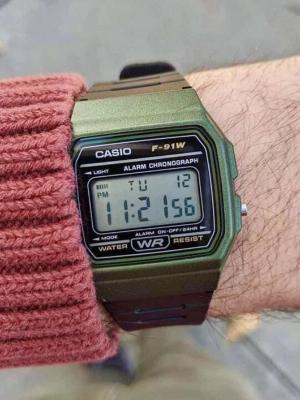 Наручные часы  Casio  Collection Casio F-91WM-3A (фото 7)