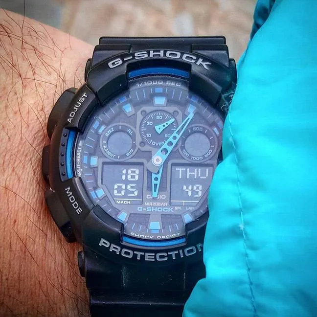 Наручные часы  Casio  G-Shock Casio GA-100-1A2 (фото 9)