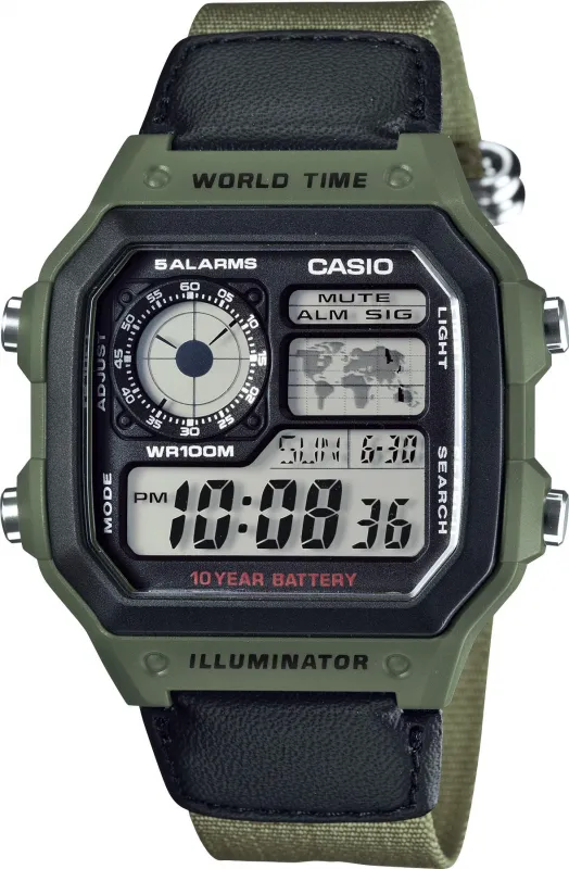 Наручные часы  Casio  Collection Casio AE-1200WHB-3B (фото 1)
