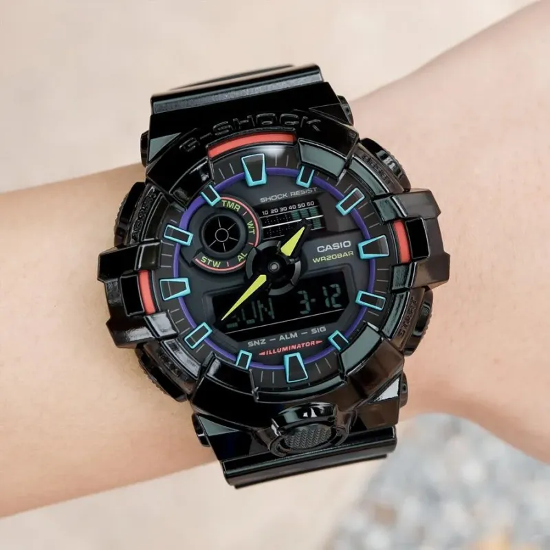 Наручные часы  Casio  G-Shock Casio GA-700RGB-1A (фото 14)