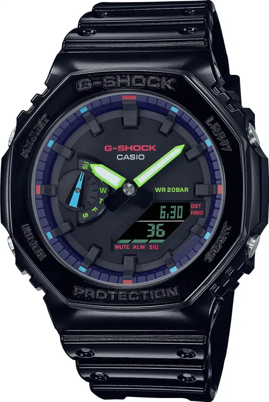 Наручные часы  Casio  G-Shock Casio GA-2100RGB-1A (фото 1)