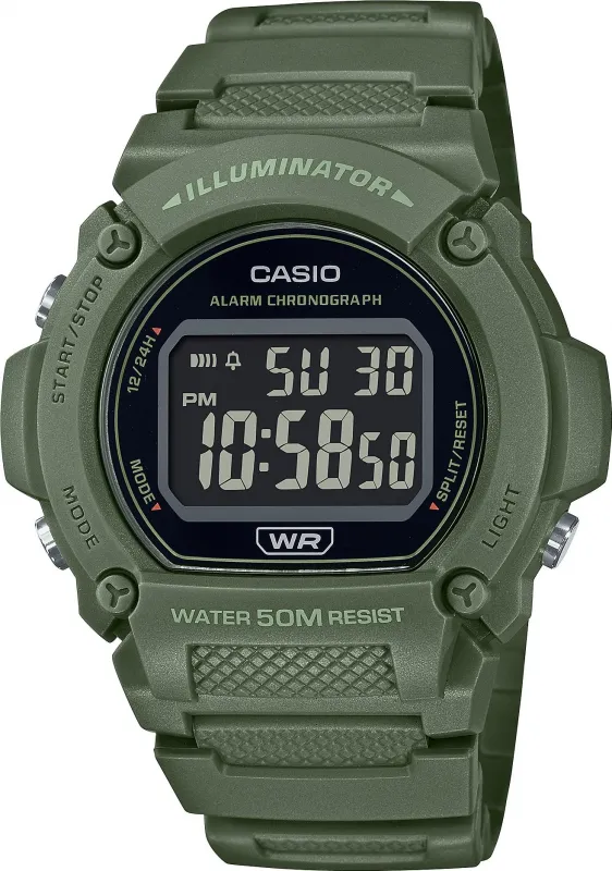 Наручные часы  Casio  Collection Casio W-219HC-3B (фото 1)