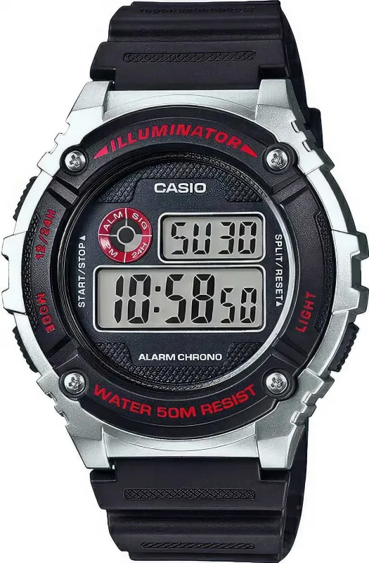 Наручные часы  Casio  Collection Casio W-216H-1C (фото 1)
