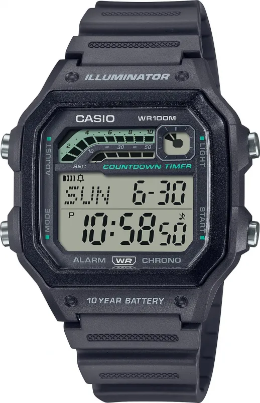 Наручные часы  Casio  Sports Casio WS-1600H-8A (фото 1)
