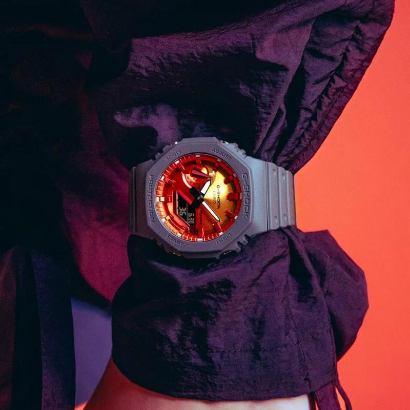 Наручные часы  Casio  G-Shock Casio GA-2100FL-8A (фото 7)