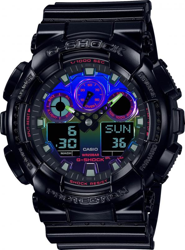 Наручные часы  Casio  G-Shock Casio GA-100RGB-1A (фото 1)