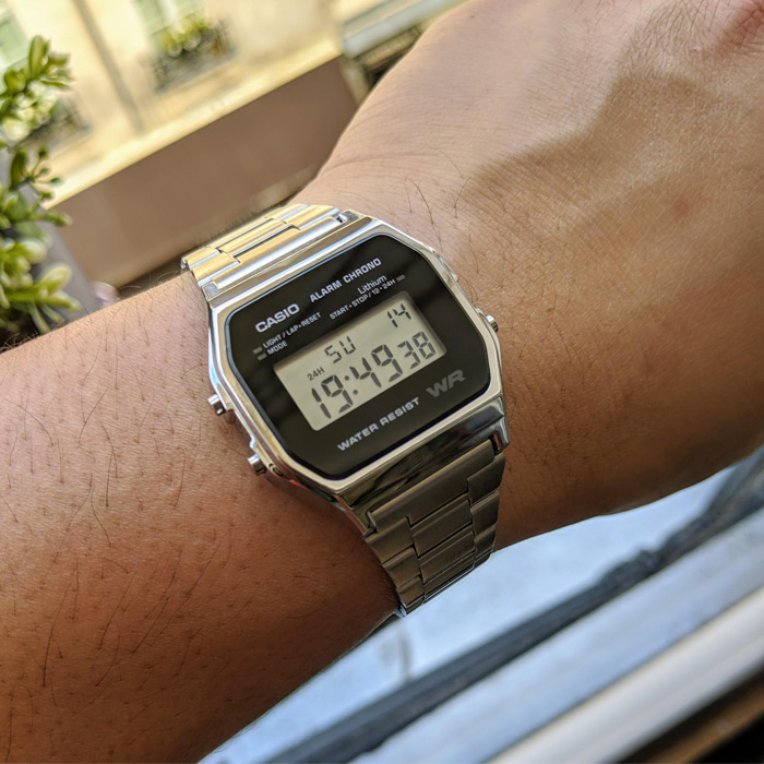 Наручные часы  Casio  Vintage Casio A-158WEA-1E (фото 12)