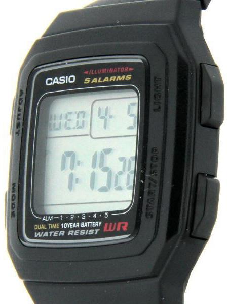Наручные часы  Casio  Collection Casio F-201WA-1A (фото 3)