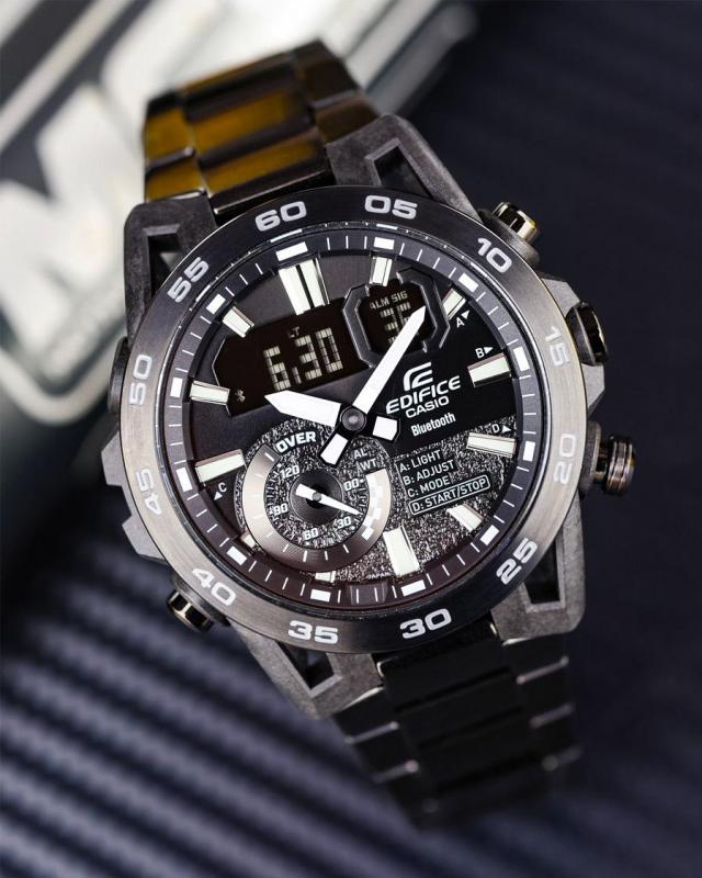 Наручные часы  Casio  Edifice Casio ECB-40BK-1A (фото 5)