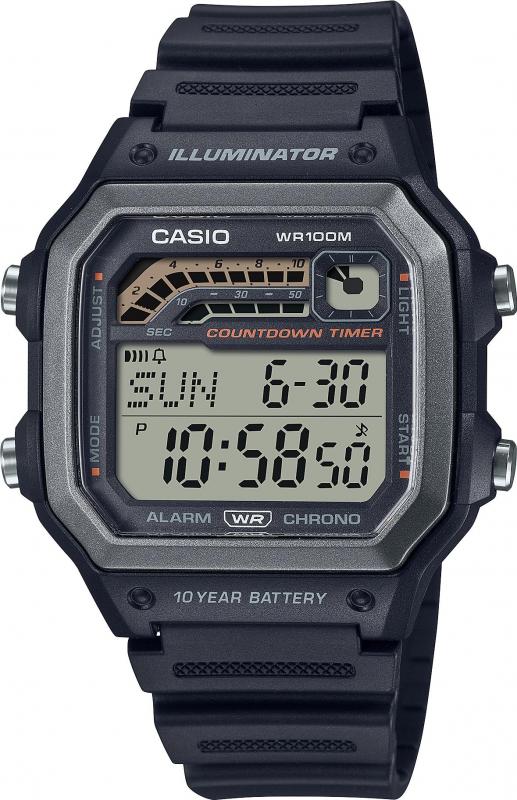 Наручные часы  Casio  Sports Casio WS-1600H-1A (фото 1)