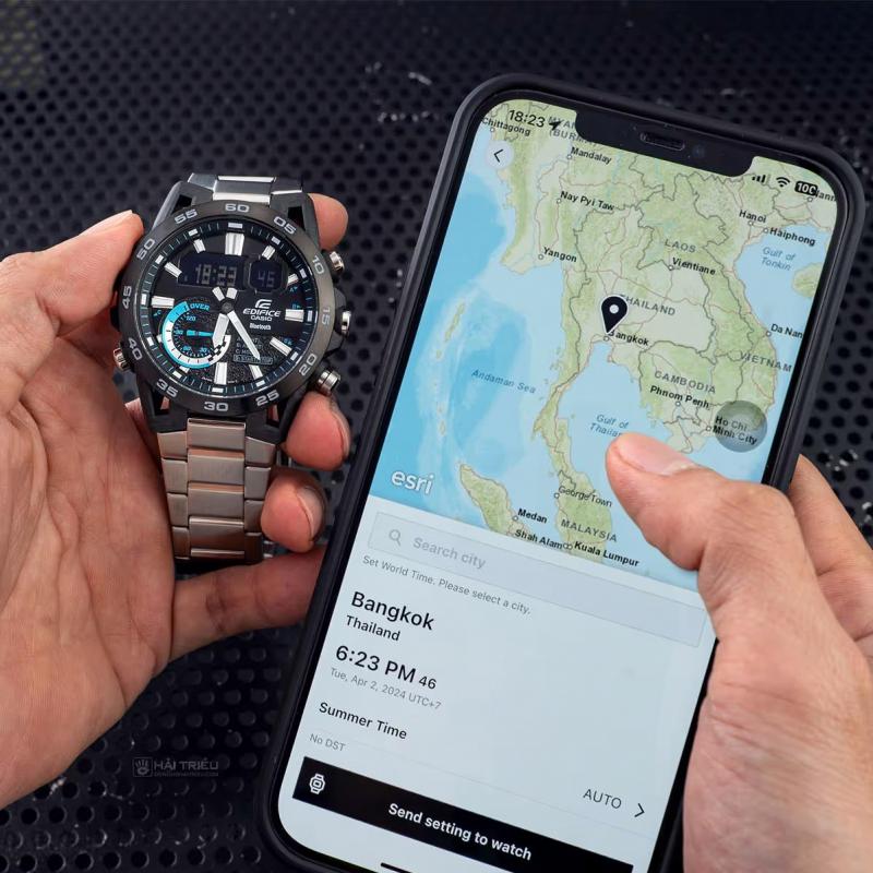 Наручные часы  Casio  Edifice Casio ECB-40DB-1A (фото 9)