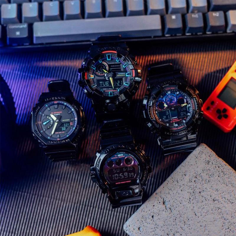 Наручные часы  Casio  G-Shock Casio GA-100RGB-1A (фото 5)