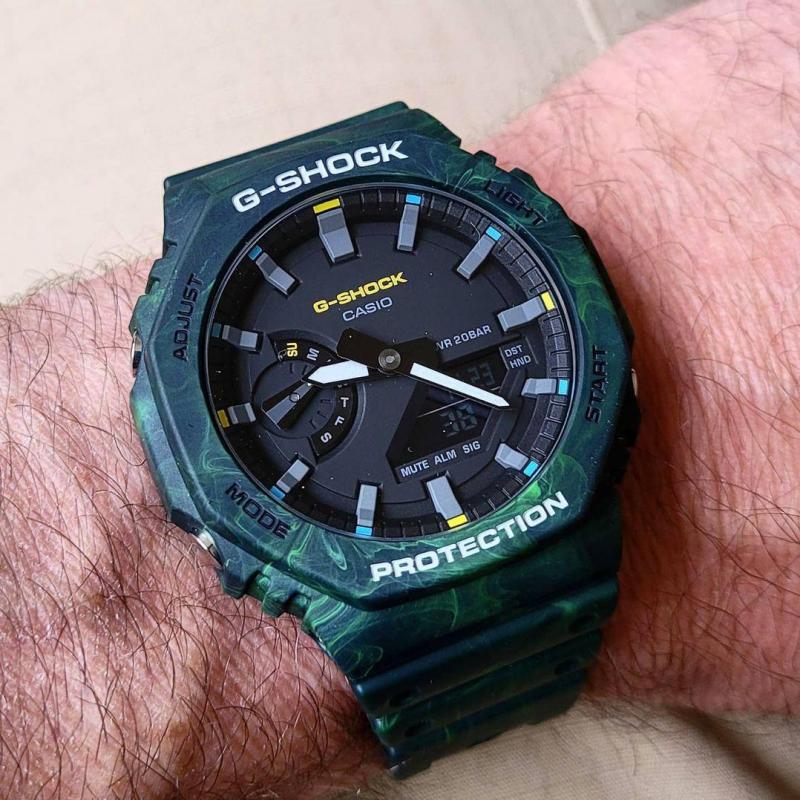 Наручные часы  Casio  G-Shock Casio GA-2100FR-3A (фото 7)