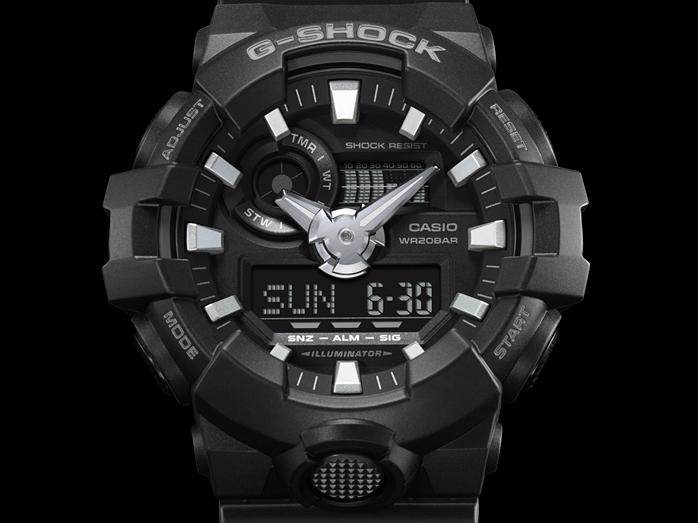 Наручные часы  Casio  G-Shock Casio GA-700-1B (фото 8)