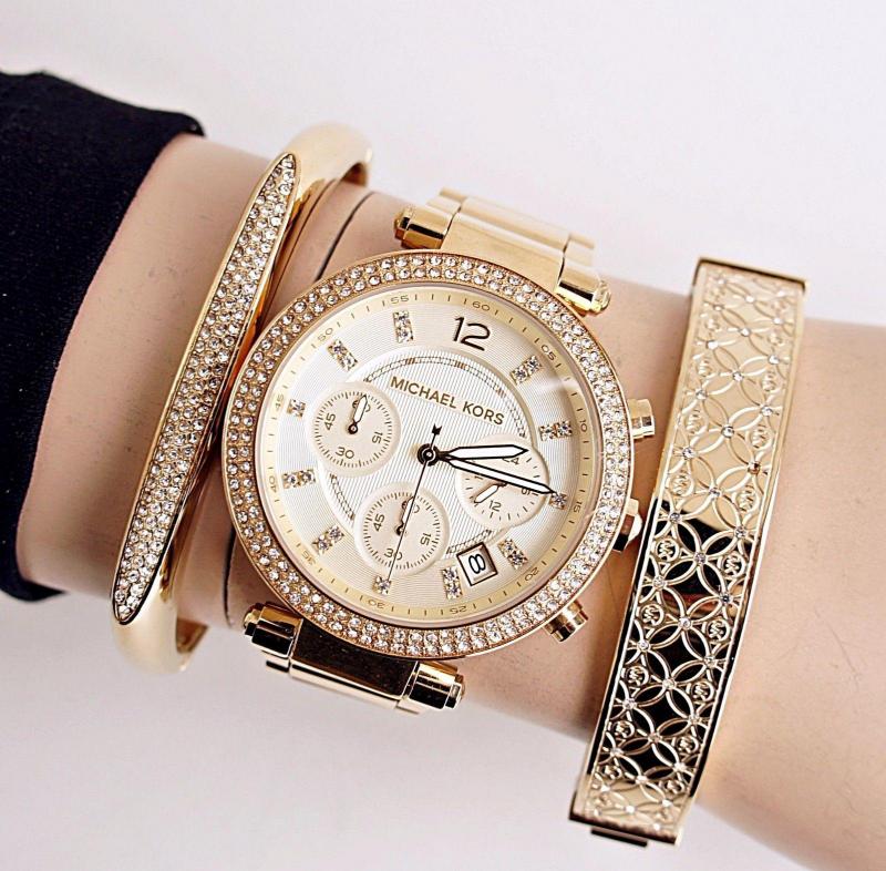 Наручные часы  Michael Kors  Gold-Tone Michael Kors MK5354 (фото 6)