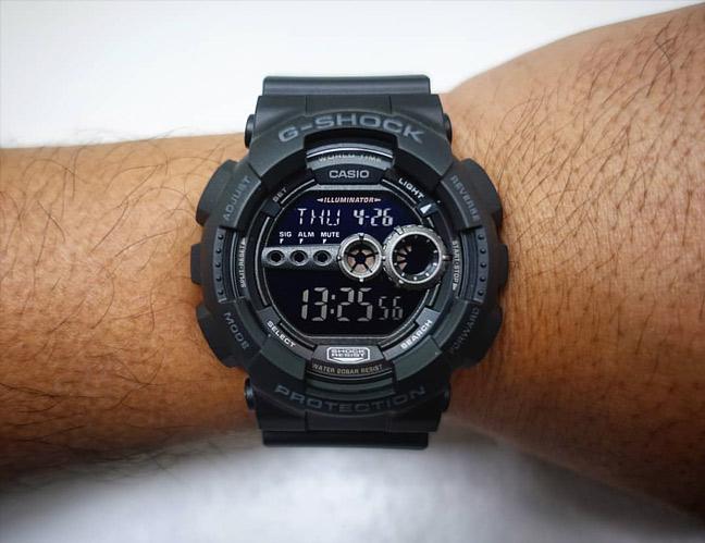 Наручные часы  Casio  G-Shock Casio GD-100-1B (фото 9)