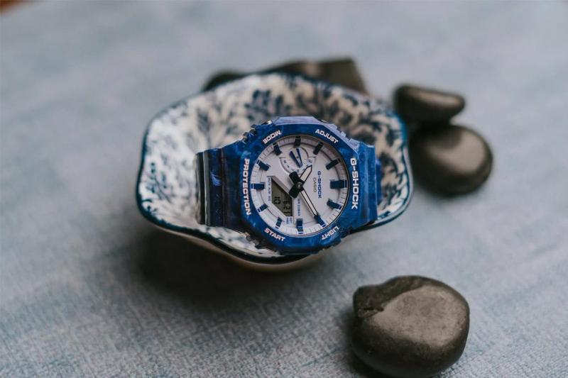 Наручные часы  Casio  G-Shock Casio GA-2100BWP-2A (фото 6)