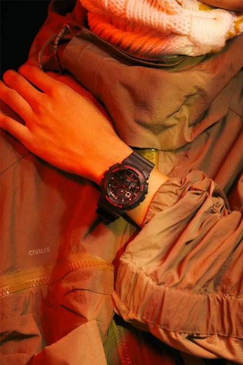 Наручные часы  Casio  G-Shock Casio GA-100BNR-1A (фото 7)