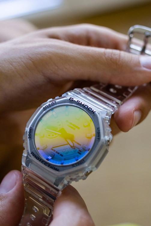 Наручные часы  Casio  G-Shock Casio GA-2100SRS-7A (фото 6)